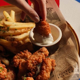 Chicken Wings and Fries