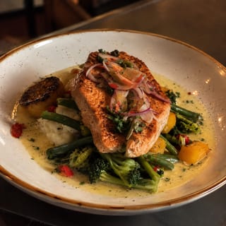 Scottish Salmon (Salmon a la Plancha)